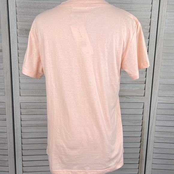 ROMWE 100% Cotton Dinosaur Tee Peach-Medium - Picture 2 of 2